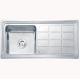 100*50cm Apartment Kitchen Top Mount Apron Sink With Squre Lattice Board