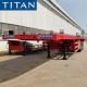 12 wheeler double roller hydraulic lift flatbed trailer-TITAN