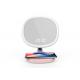 QI Wireless Charging LED Night Lamp 2.4Ｗ With Time Temperature Makeup Mirror