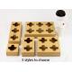 Durable Takeaway Food Packaging Kraft Paper Cup Holder For Two Bubble Tea Cups