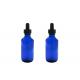 Blue Empty Essential Oil Bottles  Storing Perfumes Chemistry Chemicals