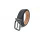 Soft Black Cowhide 35mm Mens Leather Dress Belt