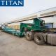 TITAN 3 Axles 60 ton Excavator Removable Gooseneck Lowboy Trailer For Sale