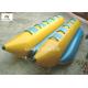 Customized PVC Tarpaulin Inflatable Banana Boat / Fly Fishing Boat Inflatable 2.1m