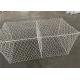 100x80mm Galvanized Hexagonal Chicken Wire Mesh Metal Wire Mesh Gabion 2x1x1m Box Mesh