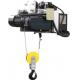 Headroom Electric Wire Rope Hoist With Motor Trolley Designed Double Speed
