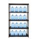 Warehouse Slotted Angle Rack Commercial Stainless Steel Storage Display