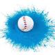 4 Inch Gender Reveal Baseball Filled With Colored Powder