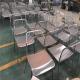 steel Metal furniture and stainless steel chair and tables mirror or brushed finish