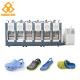 Two Stations EVA Shoes Slipper Making Machine With Full Automatic Open - Close Mould