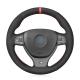 Black Soft Suede Steering Wheel Cover for BMW M Sport F10 M5 F11 Touring F07 F12 F13 F06 F01 F02