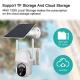 3MP 4G Solar Surveillance Camera Outdoor 10400mAh Battery Powered Security Camera