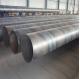 MS Spiral Steel Tubes And Piping 159mm OD 6mm Thickness Chemical Industry Q345B