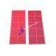 Dewatering Sieve Screen Panel / Polyurethane Screen PU Material For Sand Filter