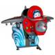 MP3 Swing  machine kiddie ride with music the red air fighter
