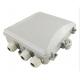 Outdoor Wall Mount FTTH Distribution 12 Cores Fiber Optic Termination Box
