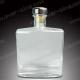 ISO9001 Square shaped Luxury Spirits Brandy Glass Bottle