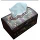 Antique imitation Leather tissue boxes, scroll boxes