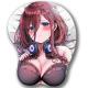 Water Resistant 260*220*25mm Custom 3D Japan Anime Silicone Mouse Pad with Wrist Rest