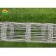 Woven Hinge Joint Wire Mesh , 100m Dingo Horse Fence Roll long service time