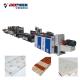 Double Color Printing PVC Ceiling Panel Making Machine With Vacuum Calibration Table
