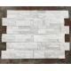 Pure White 150x600mm Exterior Thin Stone Veneer Panels