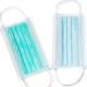 Blue Disposable Face Mask Hypoallergenic High Filtration Capacity Elastic Earloops