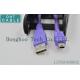 High Flex Mini Camera USB Cable Rugged Constructions Full Shielded In Violet Color