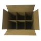 China Handmade corrugated color Paper Wine Box for Bottle Packaging