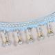 Handmade fashionable chain beads lace tassels fringes for curtain/sofa/pillow decoration
