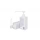 1.6cc Sanitizer Pump Bottle Square Shape Hdpe Leakproof Spray Hand Wash 500ml Container