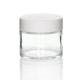 White Cap Glass Child Resistant Jars 60ml 2oz Flower Packing Concentrate Containers