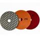 Customized Colors 3 Step Resin Bond Flexible Polishing Pads for Granite Marble Best