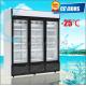 Glass Door Chiller R404a , 3 Glass Door Freezer Automatic Defrost