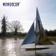 Customized Weather Proof Stainless Steel Outdoor Sculpture Decoration Abstract Sailing