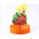 Foreign trade decoration handmade Christmas candle paper sculpture, creative paragraph origami ornaments, birthday cake