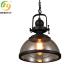 E26 Bulb Base Metal And Glass Nordic Style Clear Pendant Light