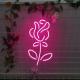 Custom Logo Neon Light Wedding Sign Pink Rose Drop Shipping Business Advertising Board