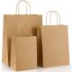 Kuaima Kraft Paper Shopping Bags Brown Kraft Gift Bags 26x32x12