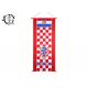 Croatia National Multicultural Flag Banners Shabby Canvas Print Picture Frame Gift Home Decor Office Wall