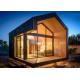 Light Steel Frame Prefab Garden Studio House Kits Cost Saving Small Cabins For Airbnb