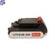 UN38.3 MSDS Power Tool Rechargeable Battery 1S6P 18650 Rechargeable