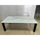 Rectangle Ceramic Coffee Table Easily Wiped Down With Iron Base CT-510