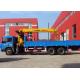 12 Ton Transportation Telescopic boom crane truck / Truck Mounted Crane