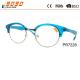 2017 new style round  reading glasses ,made of PC frame ,suitable for women