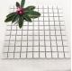 Small Particle Silver 304 Stainless Steel Mosaic Tiles For Bathroom