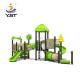 Colorful Outdoor Playground Equipment Kids Outside Plastic Slide