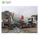 Automatic Hydraulic Used White Mixer Truck Good Condition