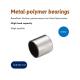Aisi 316 Steel Backed Bushings With Sliding Layer , PTFE Dry Slide Bearings