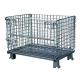 Durable Collapsible Wire Container , Steel Storage Bins For Auto Parts Manufacturing , Hardware Industry